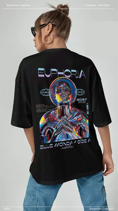 T - SHIRT BLACK - EUPHORIA