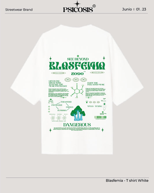 T - SHIRT WHITE BLASFEMIA