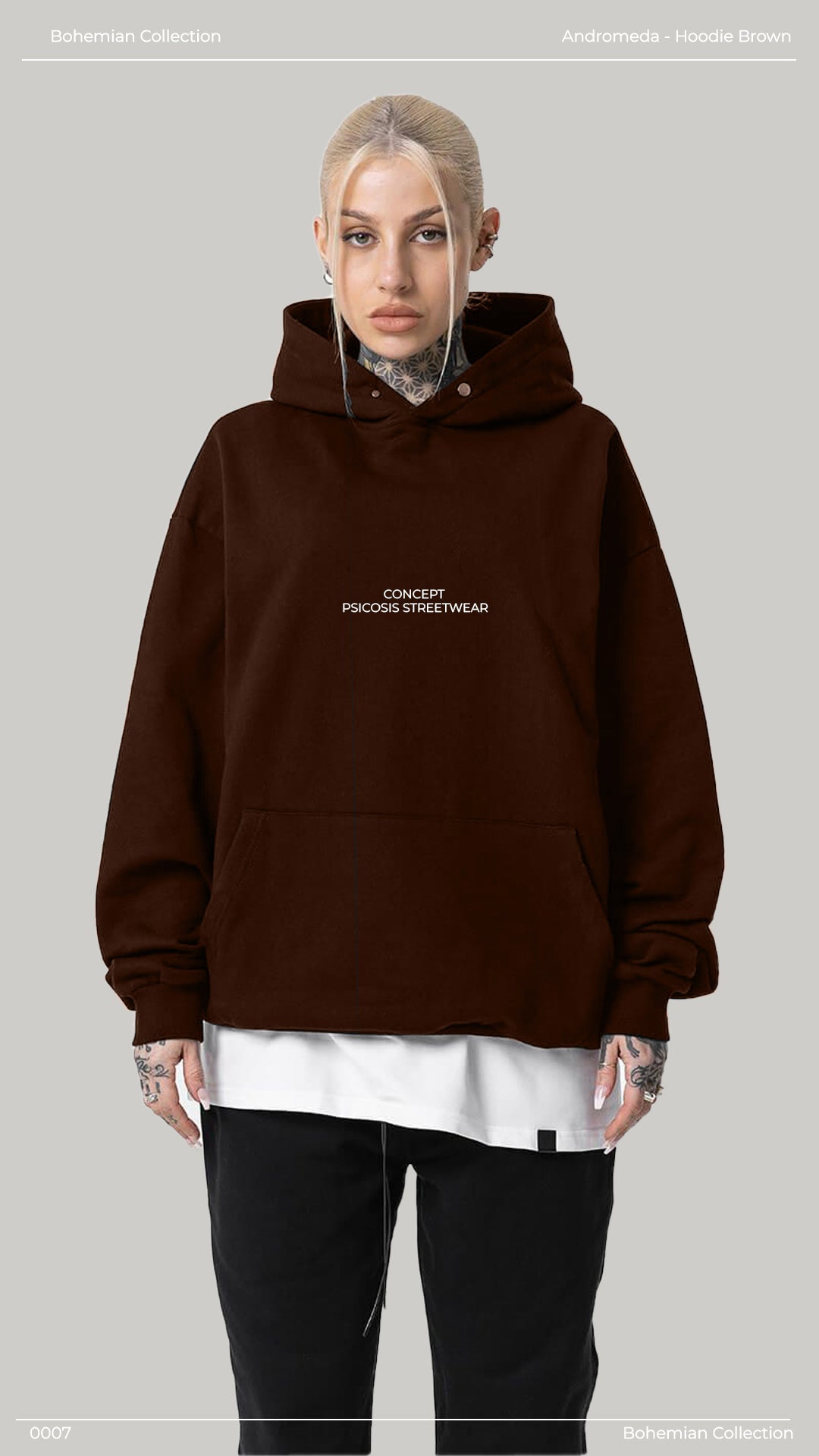 ANDROMEDA - HOODIE BROWN