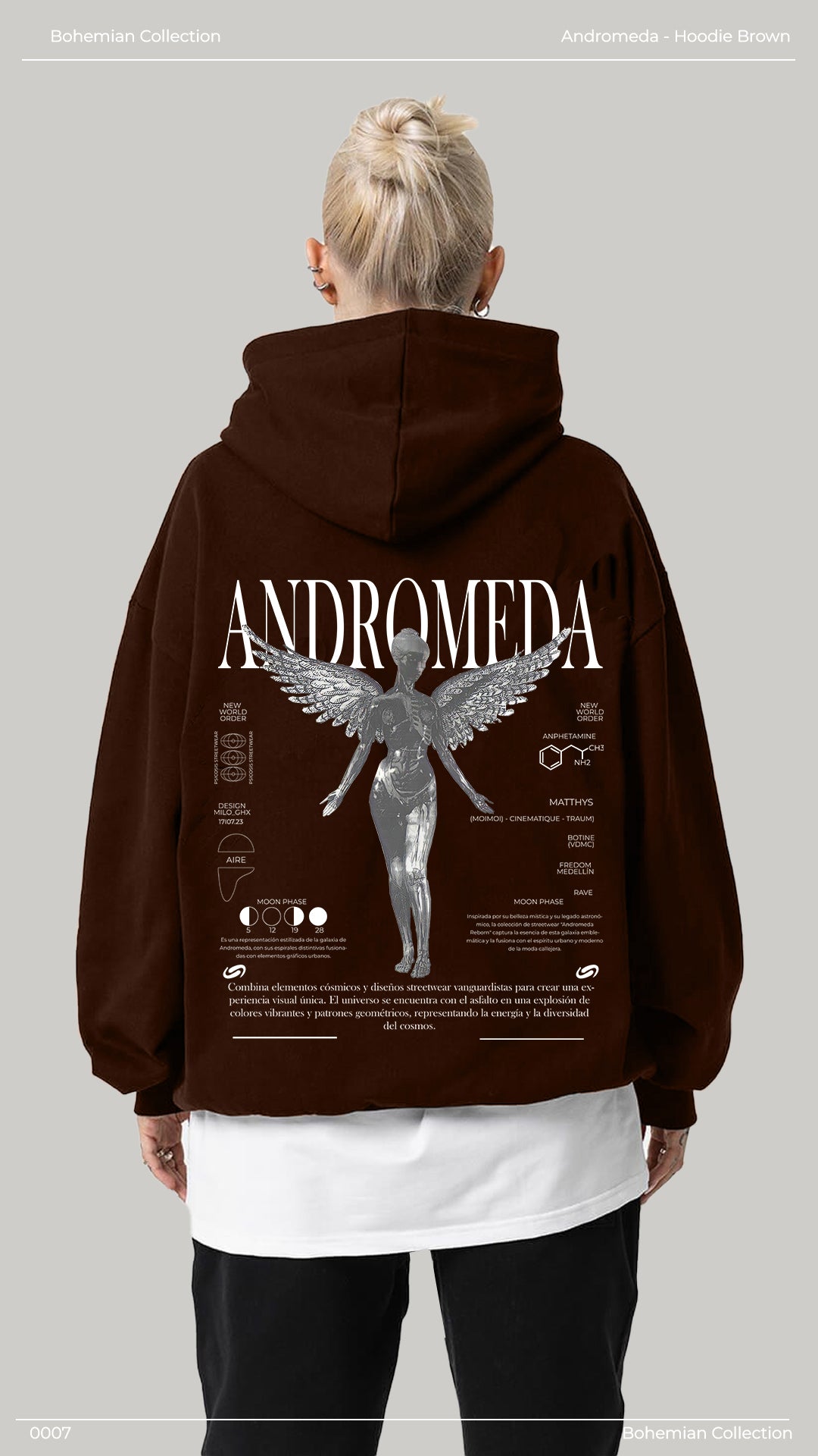 ANDROMEDA - HOODIE BROWN