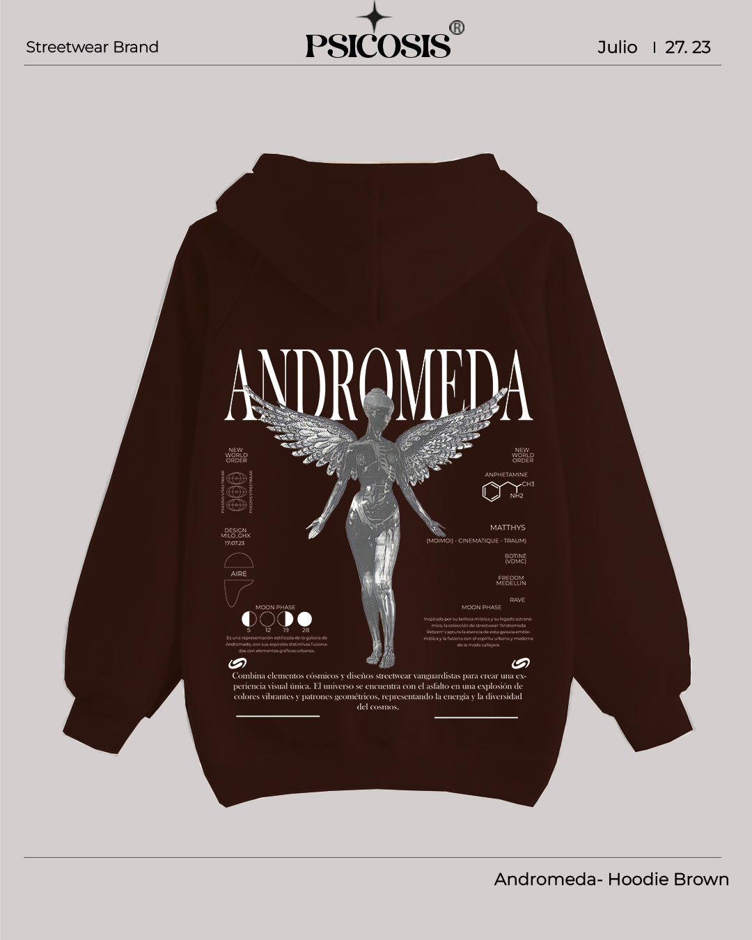 ANDROMEDA - HOODIE BROWN