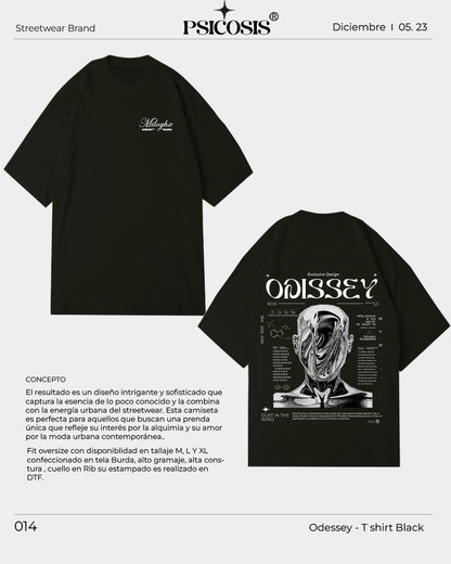 T - SHIRT BLACK ODESSEY