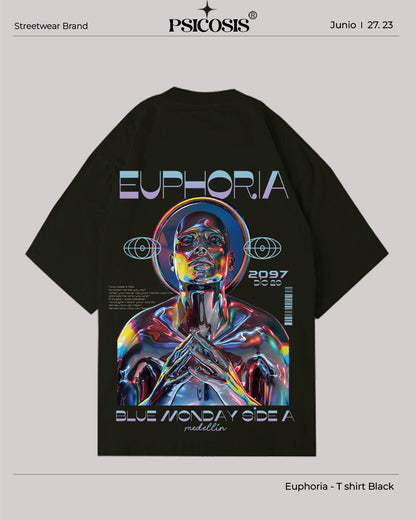 T - SHIRT BLACK - EUPHORIA