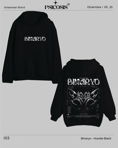 BINARYO - HOODIE BLACK