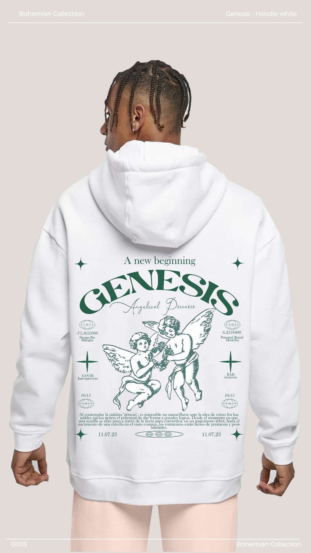 GENESIS - HOODIE WHITE