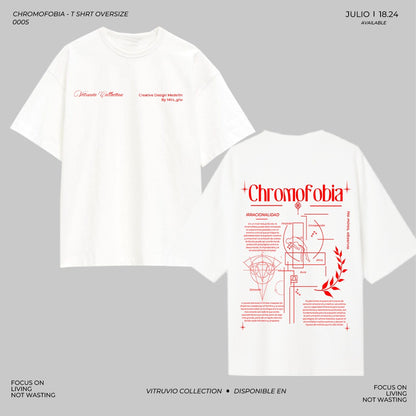 CHROMOFOBIA - T - SHIRT WHITE