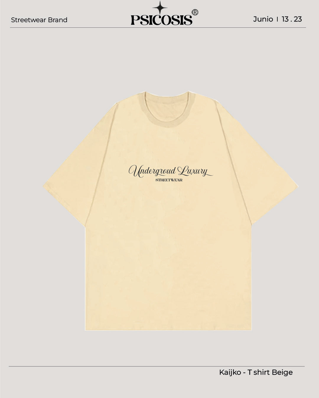 T - SHIRT BEIGE - KAIJKO